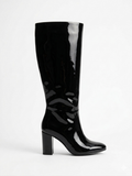 Glossed boots